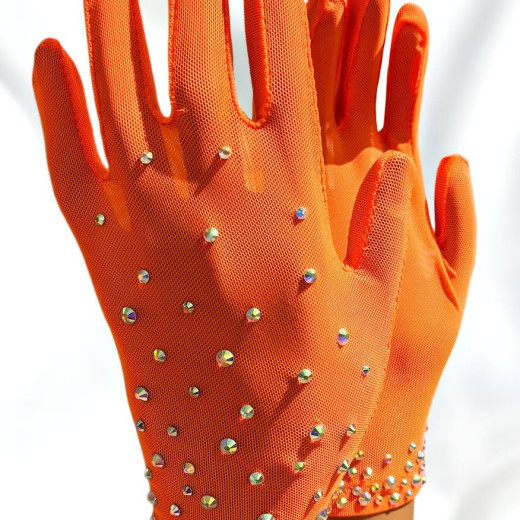 Orange compettiion gloves