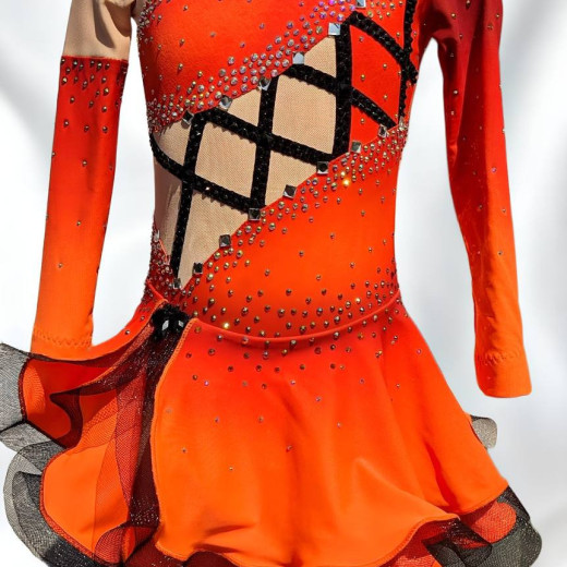 Mandarine competition dress